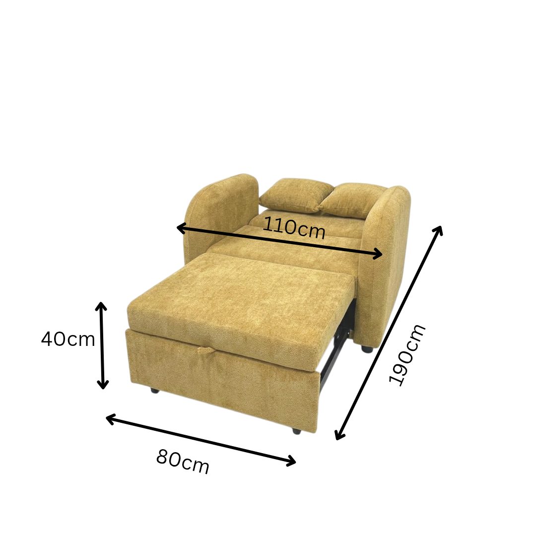 Sofa Bed Pull-Out Single Seater