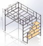 Loft bed Queen size measurements 
