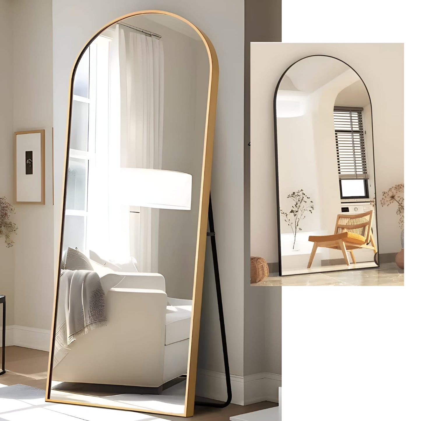 Full Length Mirror 180x80cm Arch