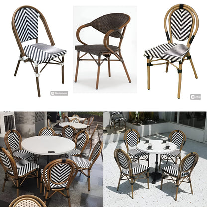 Parisian Rattan Chairs and table