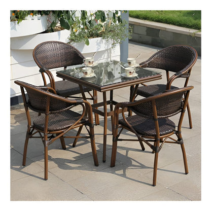Parisian Rattan Chairs and table
