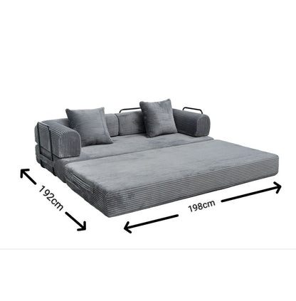 Sofa Bed Convertible - Modular Sleeper Couch | Multi-Configuration Design